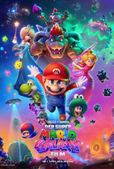 Filmplakat Der Super Mario Galaxy Film