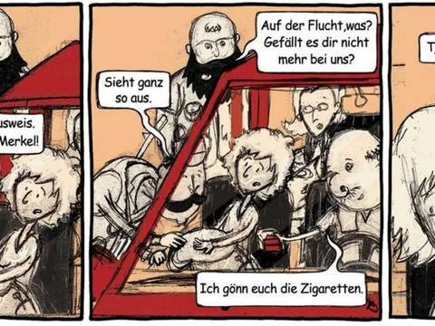 Detail aus einem Comic von Reem Helou