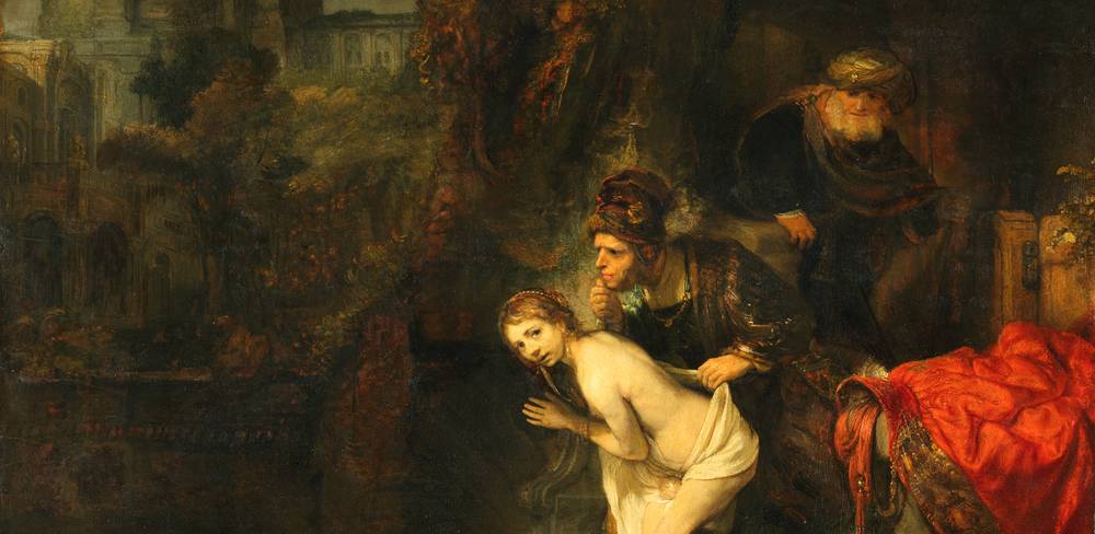 Rembrandt, Susanna und die beiden Alten (Detail), 1647