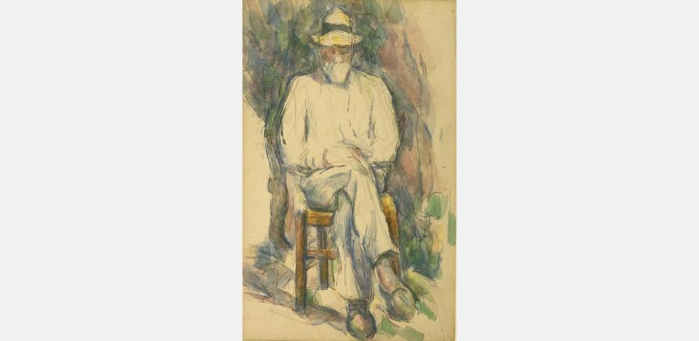 Paul Cézanne, Portrait du jardinier Vallier (Bildnis des Gärtners Vallier), c. 1906