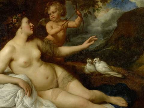 Govaert Flinck: Venus und Amor, 1652