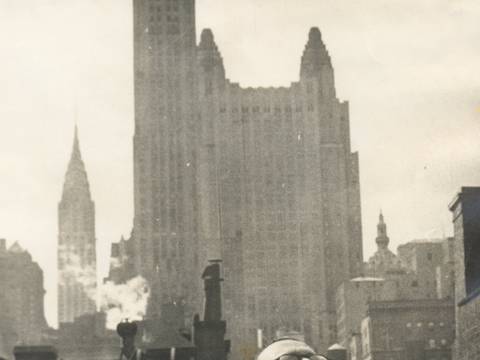 Bertolt Brecht in New York, 124 East 57th Street, 1946