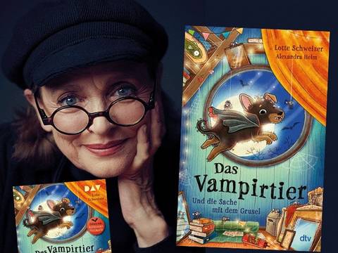 Katharina Thalbach liest "Das Vampirtier und die Sache mit dem Grusel" von Lotte Schweizer. Buch- und Hörbuch-Premiere.