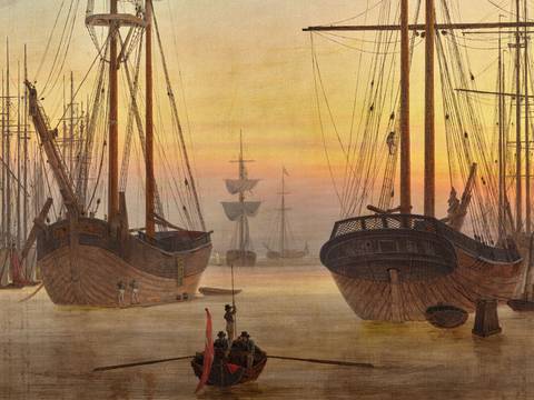 Caspar David Friedrich: Hafen, 1815/16