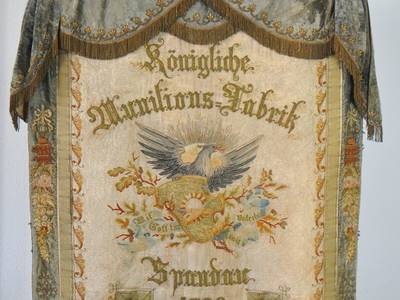 Banner der Königlichen Munitions-Fabrik Spandau, 1890