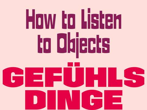 Gefühlsdinge