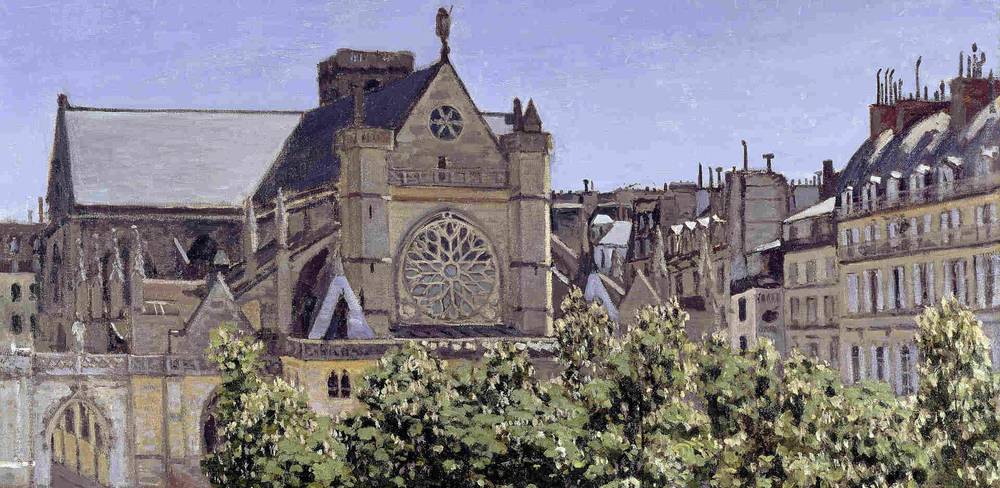 Claude Monet, Saint Germain l'Auxerrois, Detail, 1867