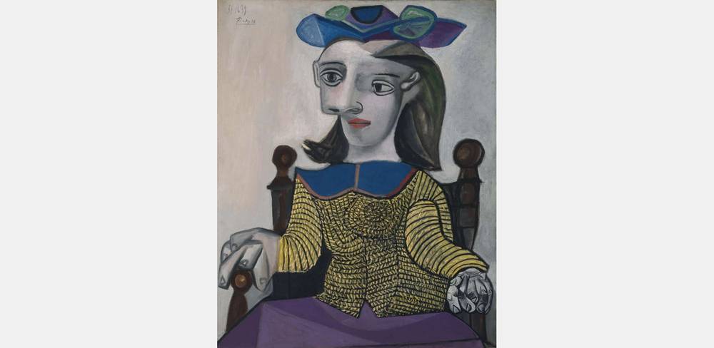 Pablo Picasso, Le chandail jaune (Der Gelbe Pullover), 1939, Staatliche Museen zu Berlin, Nationalgalerie, Museum Berggruen