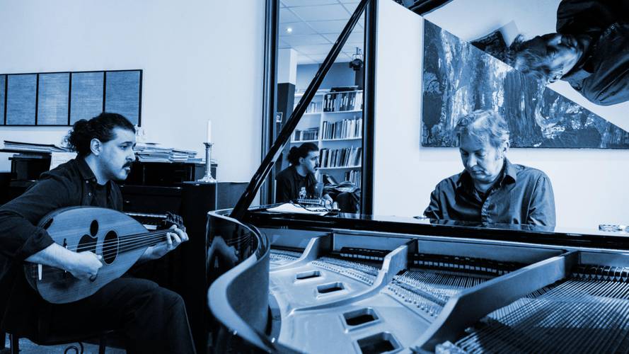 Sufian Ararah & Andreas F. Staffel – Sufian Ararah spielt Oud, Andreas F. sitzt am Flügel