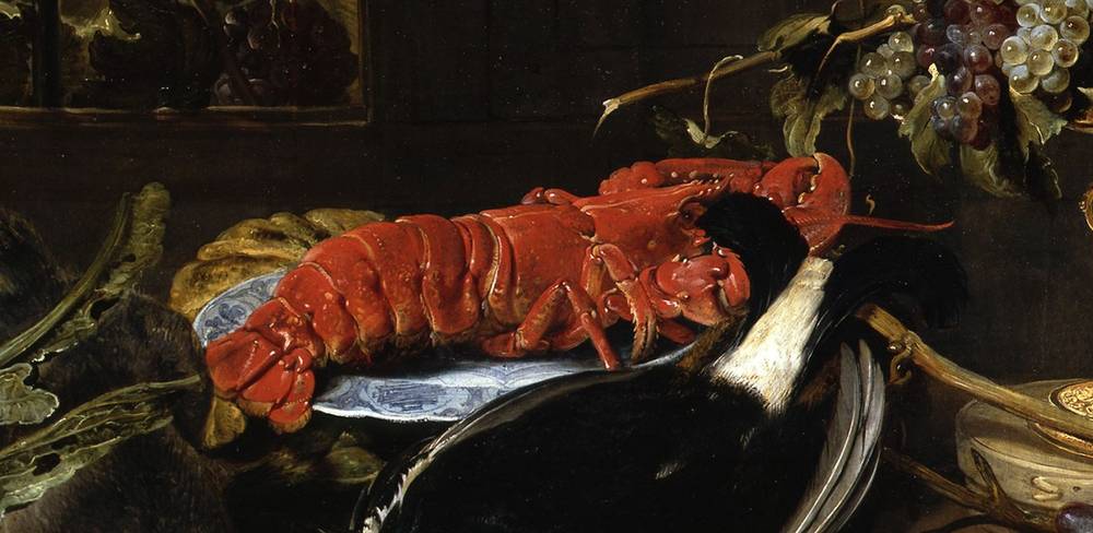Frans Snyders, Stillleben mit Hummer und Früchten (Detail), um 1613