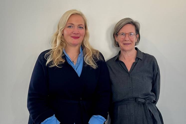 Marie-Kathrin Krimphoff und Svenja Gräfin von Reichenbach