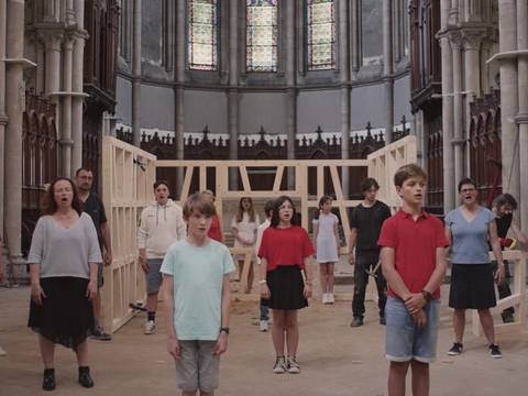 Annika Kahrs, Le Chant des Maisons, 2022, 4K Video und Sound Installation, Auftrag für die 16. Ausgabe der Biennale de Lyon