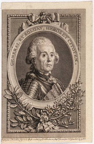 Charles Etienne Gaucher nach Charles Nicolas Cochin: Prinz Heinrich von Preußen, 1785 – Porträt Prinz Heinrich von Preußen von Charles Etienne Gaucher nach Charles Nicolas Cochin, 1785
