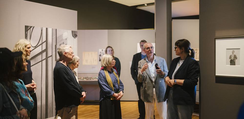 Blick in die Ausstellung "Many shades of Grés"