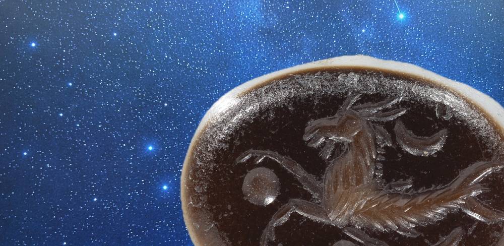 Gemme mit dem Sternzeichen Steinbock, Römische Zeit, 30 v. Chr. – 14 n. Chr. Ägypten