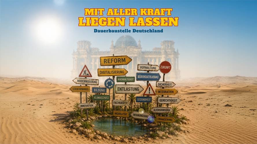 Mit aller Kraft liegen lassen