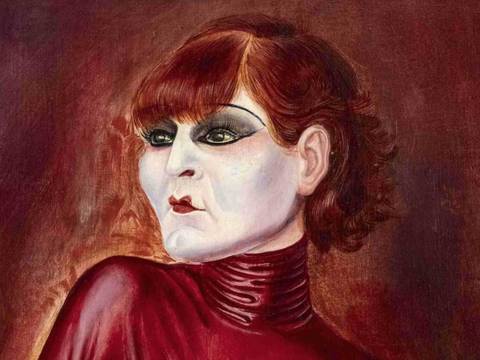 Otto Dix, Bildnis der Tänzerin Anita Berber, 1925, Detail