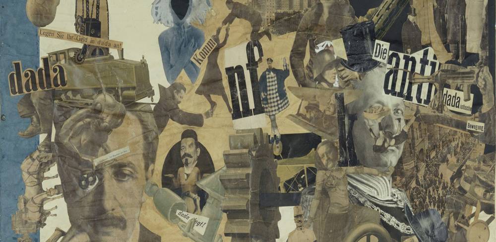 Hannah Höch, Schnitt mit dem Küchenmesser Dada durch die letzte Weimarer Bierbauch-Kulturepoche Deutschlands, 1919 Neue Nationalgalerie. Foto: Jörg P. Anders