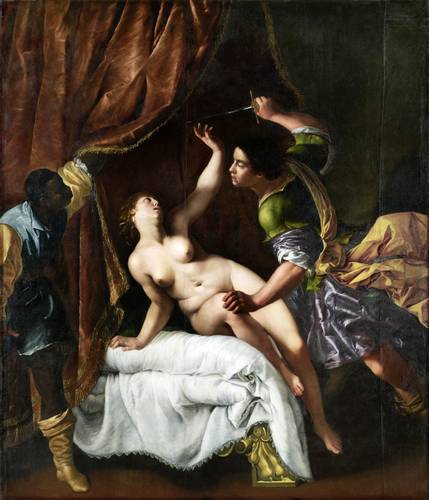 Artemisia Gentileschi: Tarquinius und Lukretia – Artemisia Gentileschi: Tarquinius und Lukretia