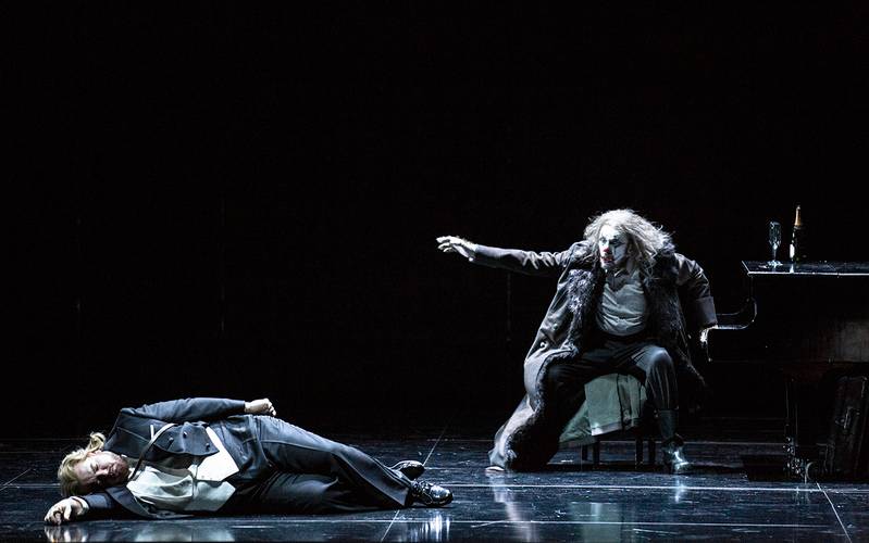 Götterdämmerung – Jürgen Linn als Alberich, Clay Hilley als Siegfried Bernd Uhlig