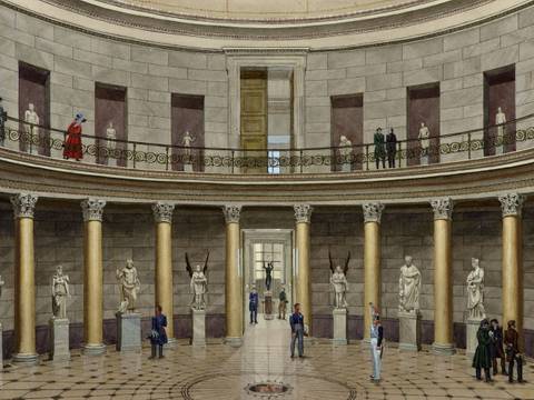 Die Rotunde des Alten Museums, Carl Emmanuel Conrad, 1830