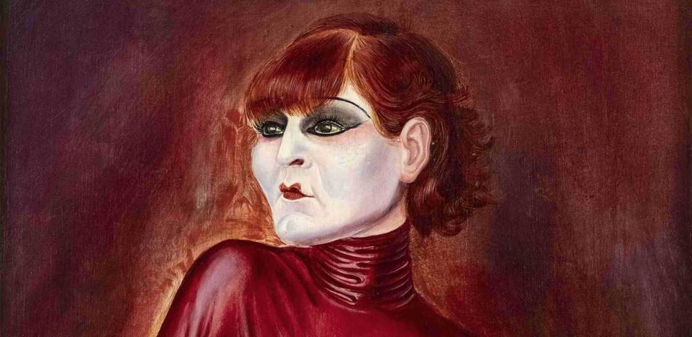 Otto Dix, Bildnis der Tänzerin Anita Berber, 1925, Detail
