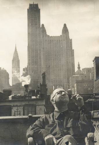 Bertolt Brecht in New York, 124 East 57th Street, 1946