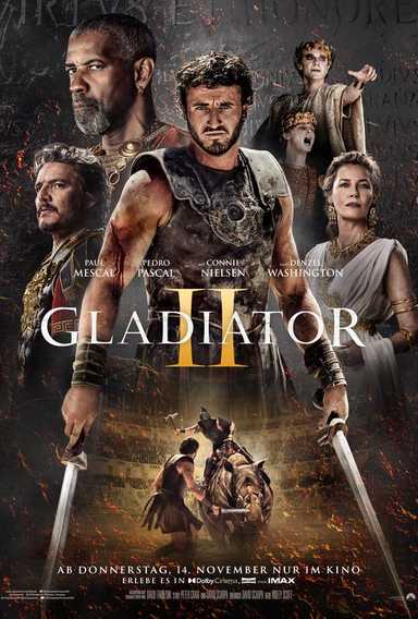 Filmplakat Gladiator II