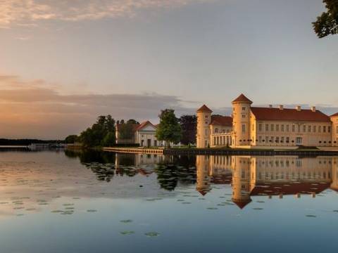 Grienericksee mit Schloss Rheinsberg