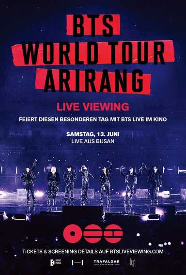 Filmplakat BTS World Tour 'ARIRANG': Live Viewing