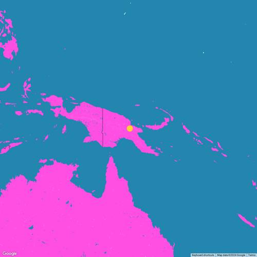 Karte von Papua Neuguinea mit Benabena – Karte von Papua Neuguinea mit Benabena