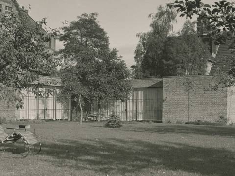 Haus Lemke mit Garten, Berlin, Entwurf Mies van der Rohe, 1932/33