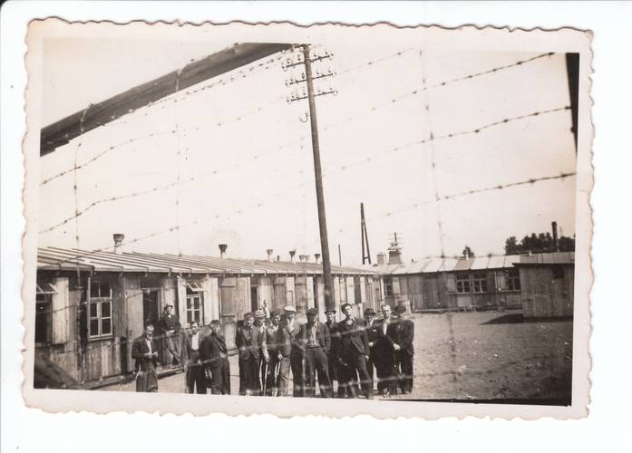 Zwangsarbeiter in einem Berliner Barackenlager, 1943