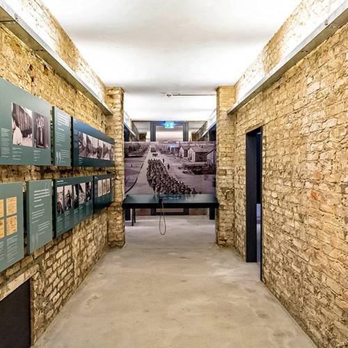 Blick in den Ausstellungsflur