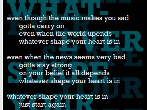 Whatever shape your heart is in