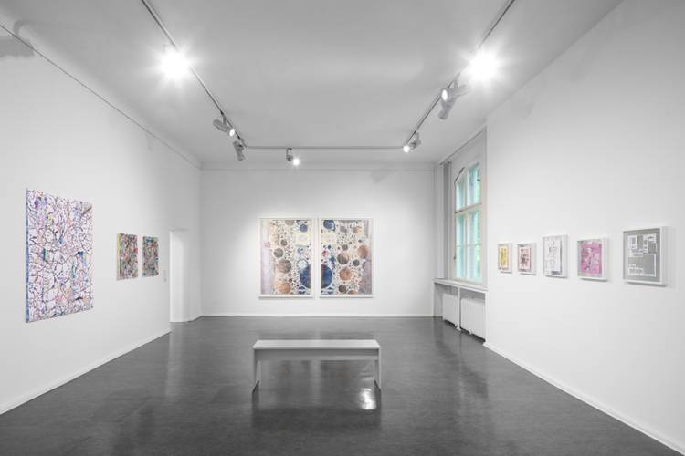 GalerieETAGE, Ausstellungsansicht, Schnitt, Gabriele Basch, Peter Freitag, Foto © Joe Clark – GalerieETAGE, Ausstellungsansicht, Schnitt, Gabriele Basch, Peter Freitag, Foto © Joe Clark