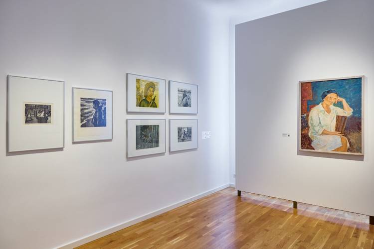 Ausstellungsansicht „Vietnam. Kunst. DDR. Reclaiming Solidarity", Stiftung Kunstforum Berliner Volksbank – Ausstellungsansicht „Vietnam. Kunst. DDR. Reclaiming Solidarity", Stiftung Kunstforum Berliner Volksbank