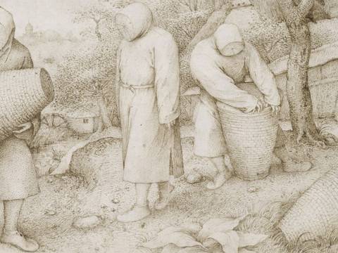 Pieter Bruegel d.Ä., Die Imker (Detail), 2. Drittel 16. Jh.