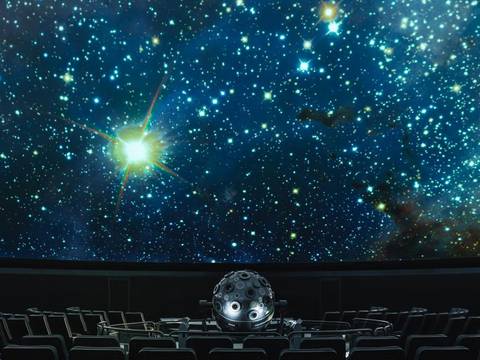 Dunkelwolken im Planetariumssaal des Zeiss-Großplanetariums – Dunkelwolken im Planetariumssaal des Zeiss-Großplanetariums | © SPB, Foto: Natalie Toczek