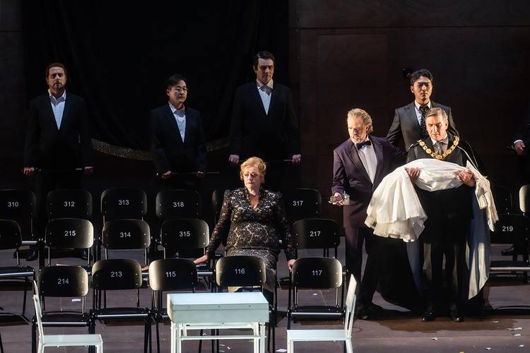 Turandot – Catherine Foster als Turandot, Martin Muehle als Calaf, Clemens Bieber als Altoum Bettina Stöß