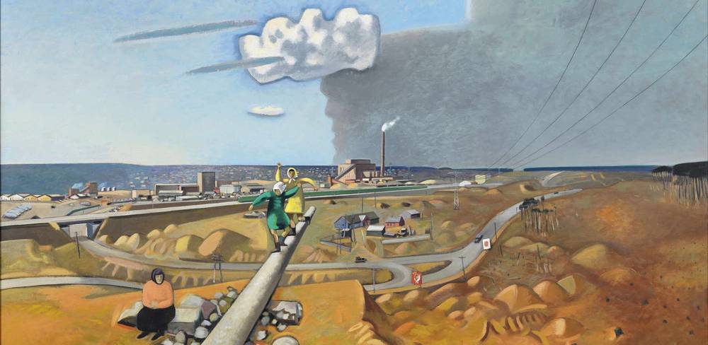 Wolfgang Mattheuer, Bratsker Landschaft, Detail, 1967