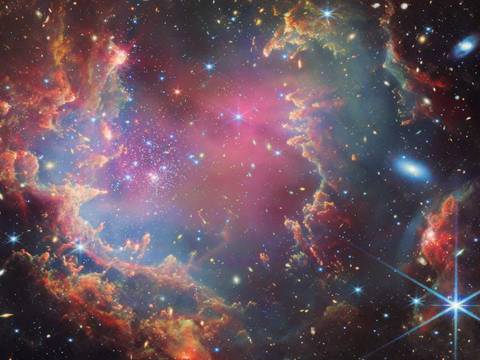 star cluster NGC 602 – star cluster NGC 602 © ESA/Webb, NASA & CSA, P. Zeidler, E. Sabbi, A. Nota, M. Zamani (ESA/Webb)