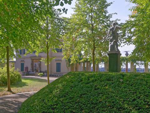 Park Glienicke, Blick auf das Casino – Park Glienicke, Blick auf das Casino