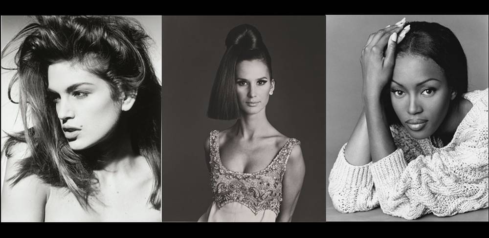 Rico Puhlmann (Fotograf), Cindy Crawford, 1990; Brigitte Bauer, 1965; Naomi Campbell, 1992 ©Rico Puhlmann Archive