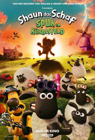 Filmplakat Shaun das Schaf - Spuk im Kürbisfeld