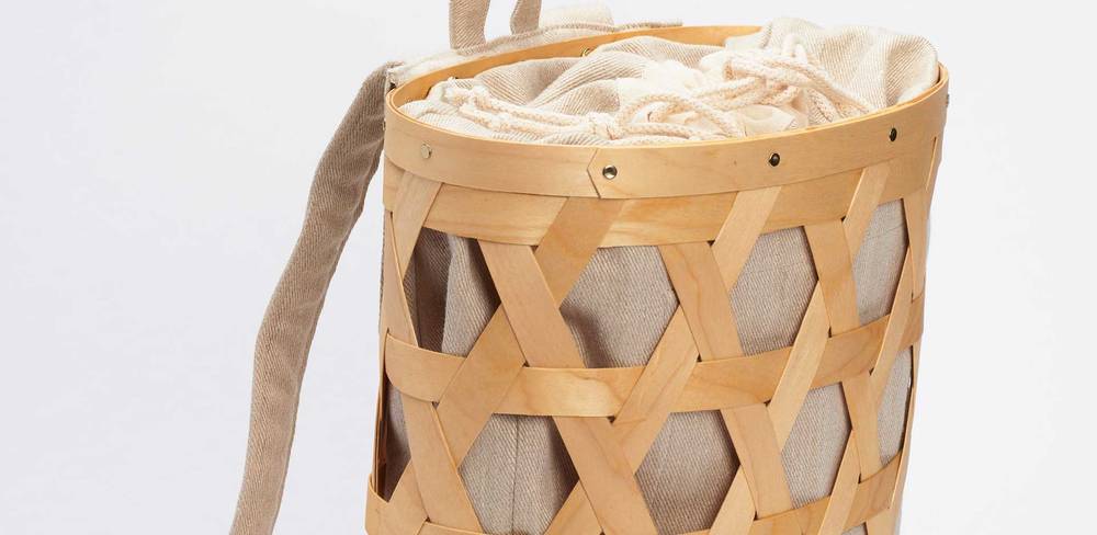 Rucksack „Tarzan“ der Flechtwerkgestalterin Rosa Gies, Detail, Oberfranken, 2020