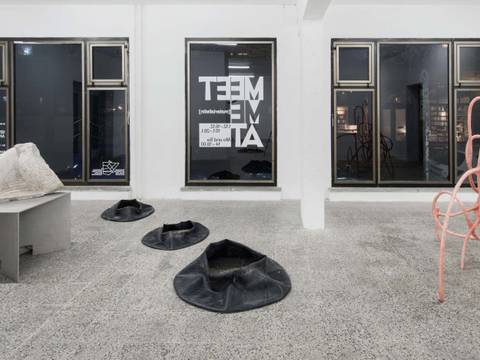 [ materialistin ], Meet Me At, Ausstellungsansicht KV Leipzig, 2023