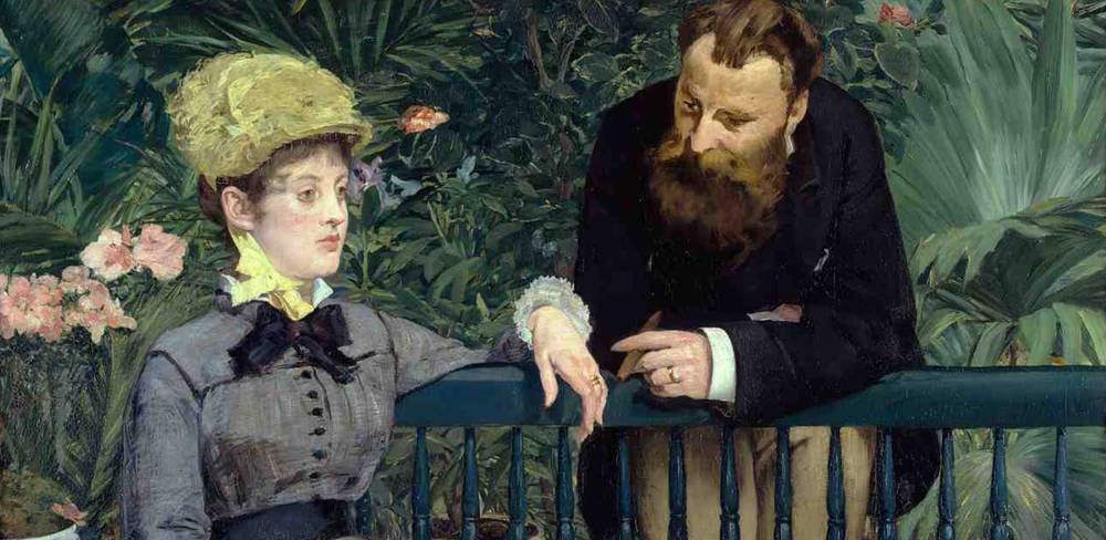 Edouard Manet, Im Wintergarten, Detail, 1878/79