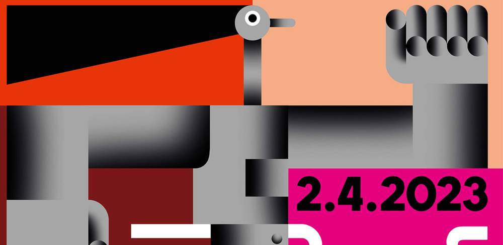 ZEBU (Dennis Gärtner, Lynn Lehmann), Berlin Halbmarathon, Plakat für den Berlin Braves Sports Club, Detail, Digitaldruck, 2023