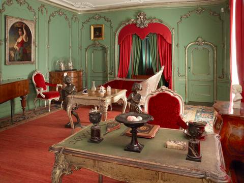 Damenflügel Schloss Sanssouci, Grünes Zimmer – Damenflügel Schloss Sanssouci, Grünes Zimmer
